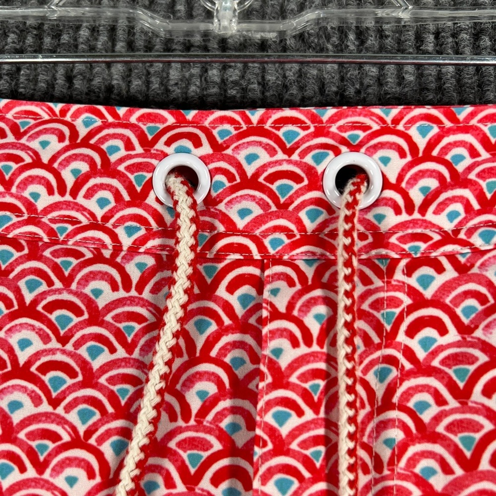 Johnnie O Swim Trunks Shorts Mens 2XL XXL Red Geometric Beach Ocean Pool - Picture 6 of 14
